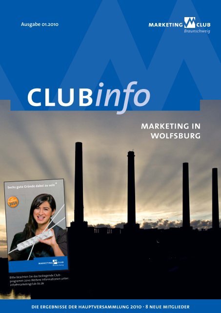 MCBS ClubInfo 01-2010 - Marketing-Club Braunschweig
