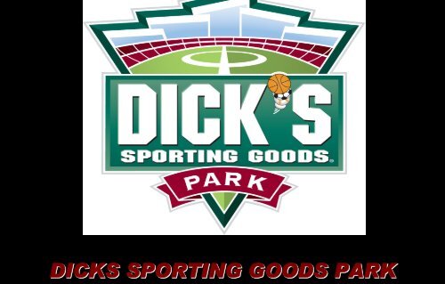 dicks sporting goods park dicks sporting goods park