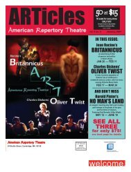 ARTicles 2-1 - American Repertory Theater