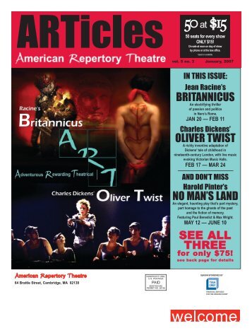 ARTicles 2-1 - American Repertory Theater