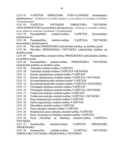 Profesiju klasifikators pdf formÄtÄ