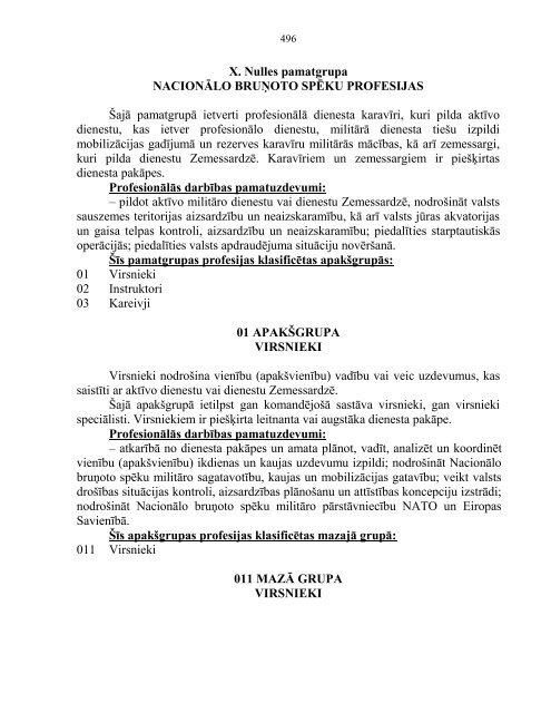 Profesiju klasifikators pdf formÄtÄ