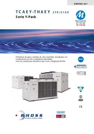 TCAEY-THAEY 270Ã·2160 Serie Y-Pack - Rhoss