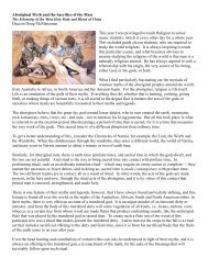 Aboriginal Myth and the Sacrifice of the Mass