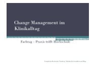 Vorgehenskonzept Change Management am Beispiel eines ...