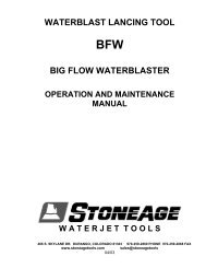 BFW-100 - StoneAge Inc