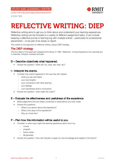 Reflective journal (PDF 75.2KB)