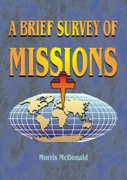 A Brief Survey of Missions - Far Eastern Bible College