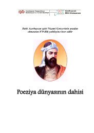 Poeziya dÃ¼nyasÄ±nÄ±n dahisi - AzÉrbaycan Milli KitabxanasÄ±