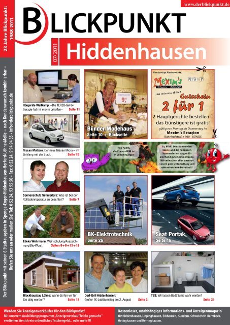 Hiddenhausen - Blickpunkt Online
