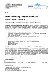 Signal Processing Symposium SPS-2013