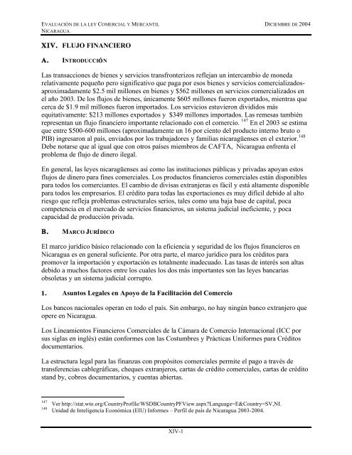Evaluación de la Ley Comercial y Mercantil Nicaragua - Economic ...