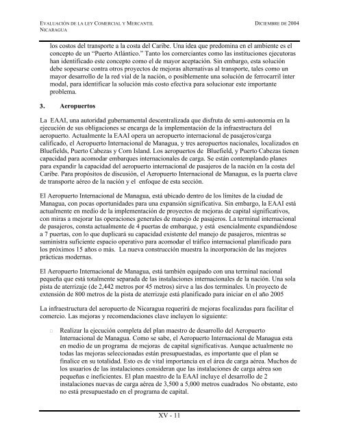 Evaluación de la Ley Comercial y Mercantil Nicaragua - Economic ...