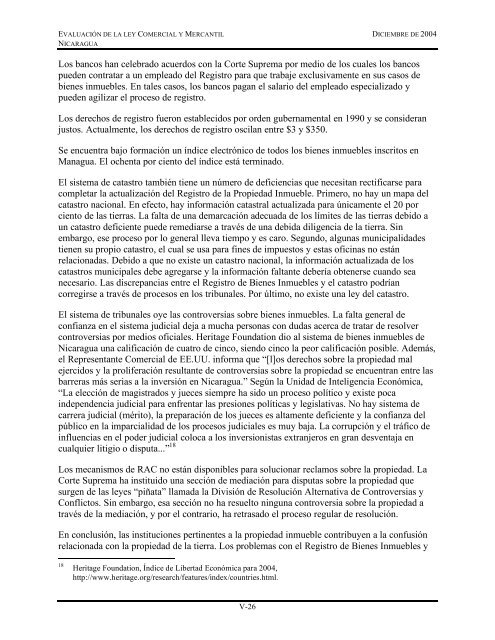 Evaluación de la Ley Comercial y Mercantil Nicaragua - Economic ...