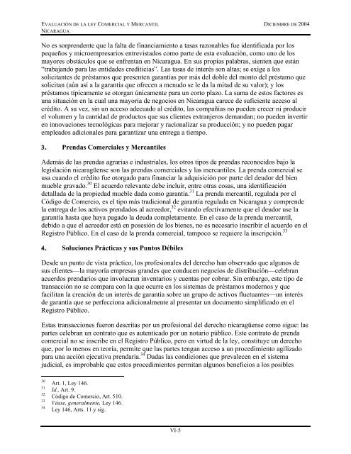 Evaluación de la Ley Comercial y Mercantil Nicaragua - Economic ...