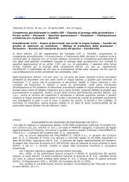 Trib Torino 24 aprile 2008 proroga giurisdizione - Dipartimento di ...