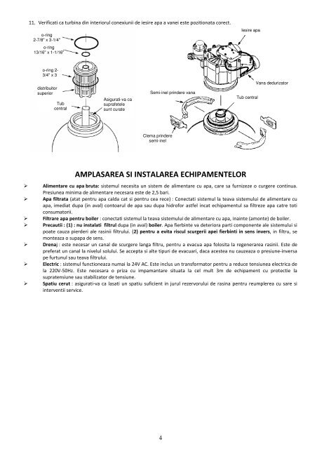 Manual utilizator dedurizator Ecomix 37 - Prodimar