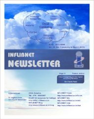 Vol.18- No.1 (Jan-Mar2011) - INFLIBNET Centre