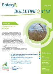 BULLETINFO nÂ°18 - Chambre d'agriculture du Nord-Pas-de-Calais