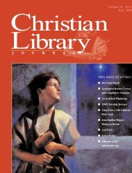 1998 - Christian Library Journal