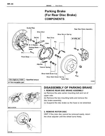 Parking Brake (For Rear Disc Brake) - CelicaTech