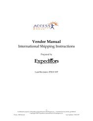 Vendor Manual - Supplier Portal