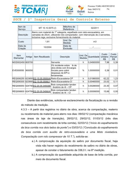 SGCE / 2ª Inspetoria Geral de Controle Externo