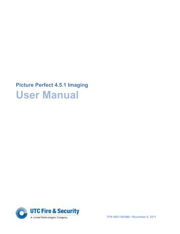 Picture Perfect 4.5.1 Imaging User Manual - UTCFS Global Security ...
