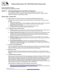 Guidance Memorandum 12C - WI Child Nutrition Programs (FNS)