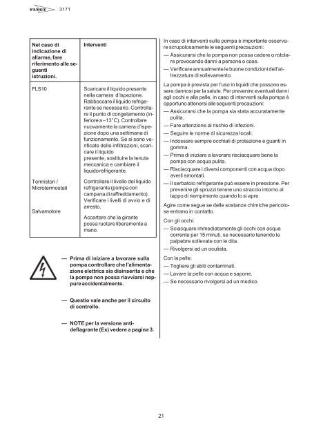 Installazione e manutenzione