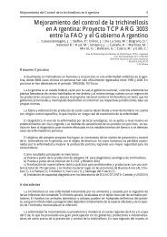 Mejoramiento del control de la trichinellosis en Argentina - Centro ...
