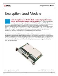 Encryption Load Module - Ixia