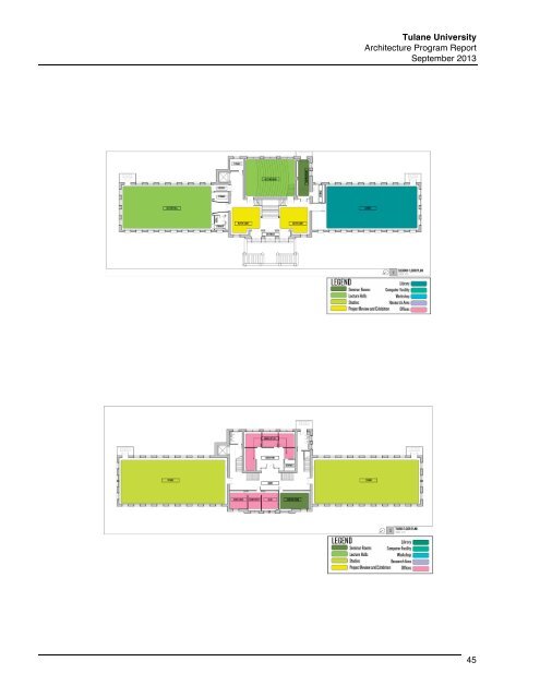 NAAB Architecture Program Report (APR) 2013 - Tulane School of ...