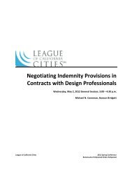 Negotiating Indemnity Provisions in Contracts with Design ...