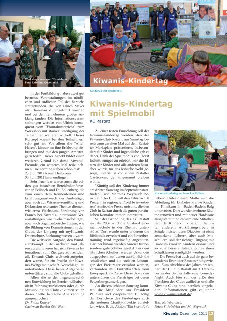 Charity - Kiwanis Deutschland