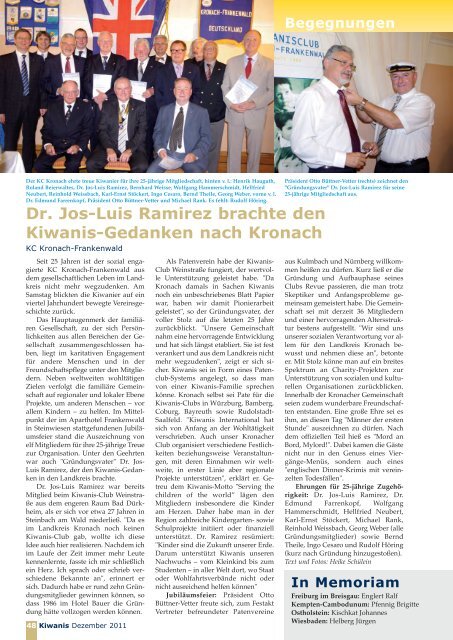 Charity - Kiwanis Deutschland