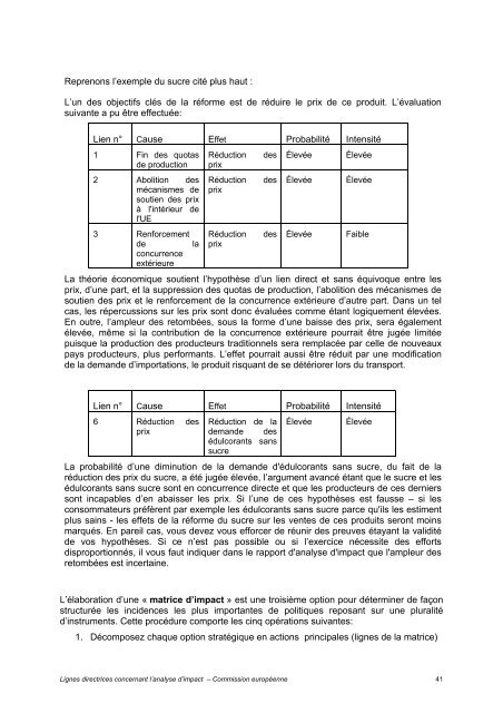 Lignes directrices concernant l'analyse d'impact* - Paris21