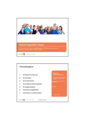 Maatschappelijke stages - Kunstfactor