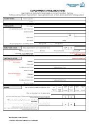 Employment Application Form - Countdown