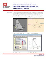 Simplified Probabilistic Models for Concrete Dam Failure - U.S. Army