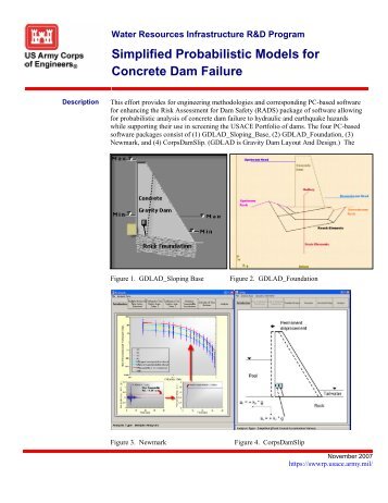 Simplified Probabilistic Models for Concrete Dam Failure - U.S. Army