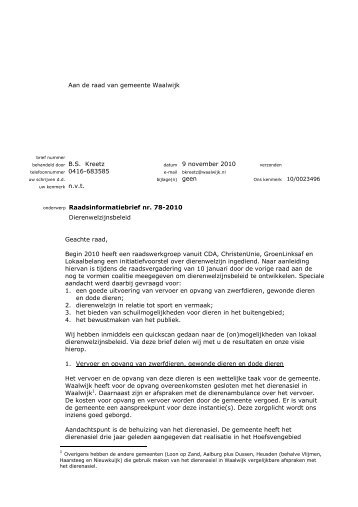 78-10 - Gemeente Waalwijk