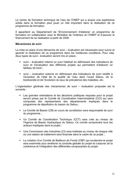 Rapport - DÃ©partement de l'environnement