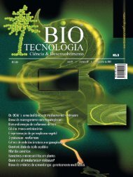 R$ 5,00 ano IV â¢ nÃºmero 20 â¢ maio/junho de 2001 - Biotecnologia