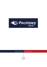 Raport Roczny 2006 PL (pdf 900 Kb) - Bank Pocztowy