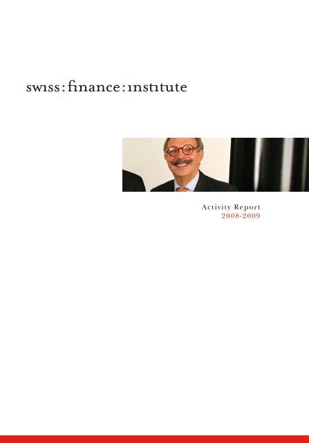 Activity Report 2008-9 [PDF] - Swiss Finance Institute