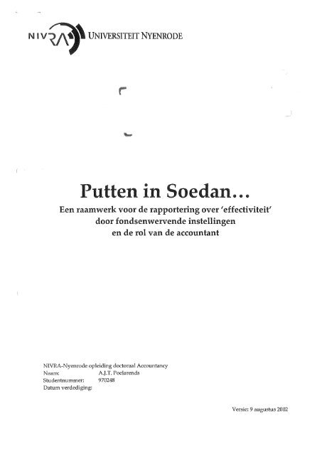 Putten in S e an ... - CBF