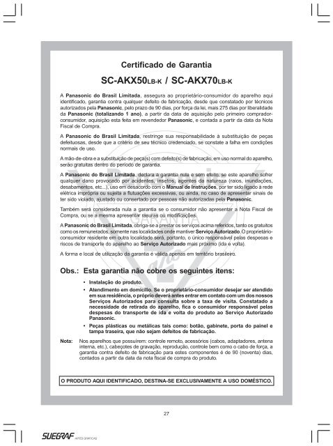 SC-AKX50LB-K.pdf - Panasonic