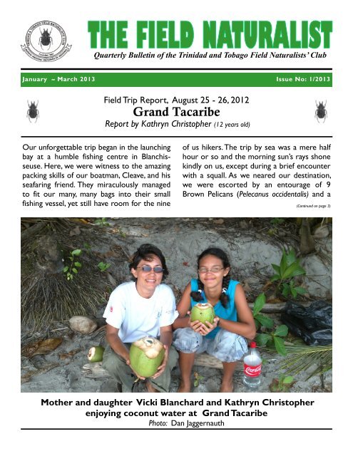 Vol 1 - The Trinidad and Tobago Field Naturalists' Club