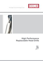 High Performance Replaceable Head Drills